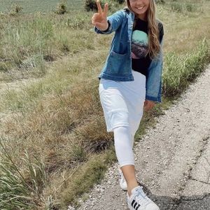 *Courtney Toliver* chalk white drawstring snoga W/ TAGS